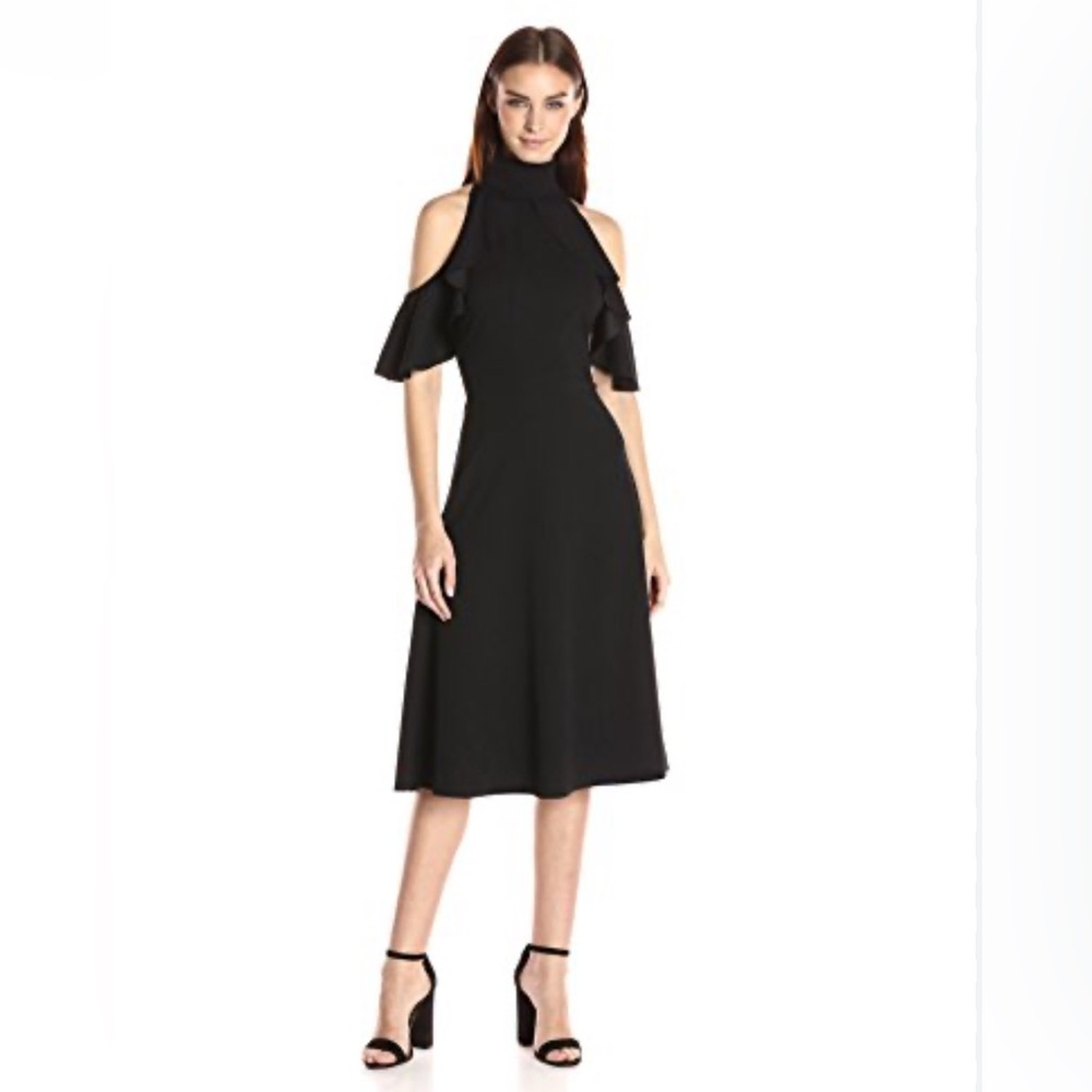 NWT Anthropology  by Tracy Reese Flounced Off Shoulder dress. 
SIZE S